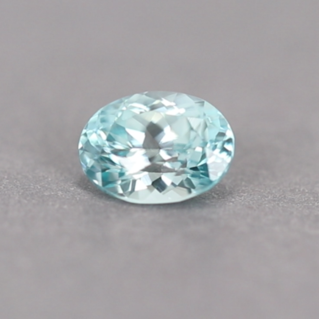 Blue Zircon Oval 1.59 Carat ZIN00052 - Western Sage Studios